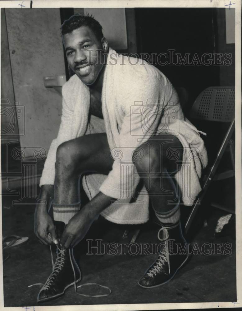 1967 Press Photo Johnny Persol training in Gil Clancy&#39;s gym in New York- Historic Images