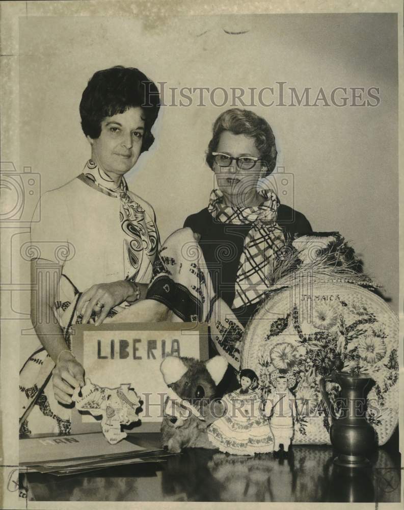 1970 Rosemary Pace &amp; Edna Briant- National Business Women&#39;s Week - Historic Images