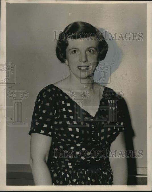 1956 Press Photo Mrs. Richard C. Oster, Civic Group Leader - noo52611- Historic Images