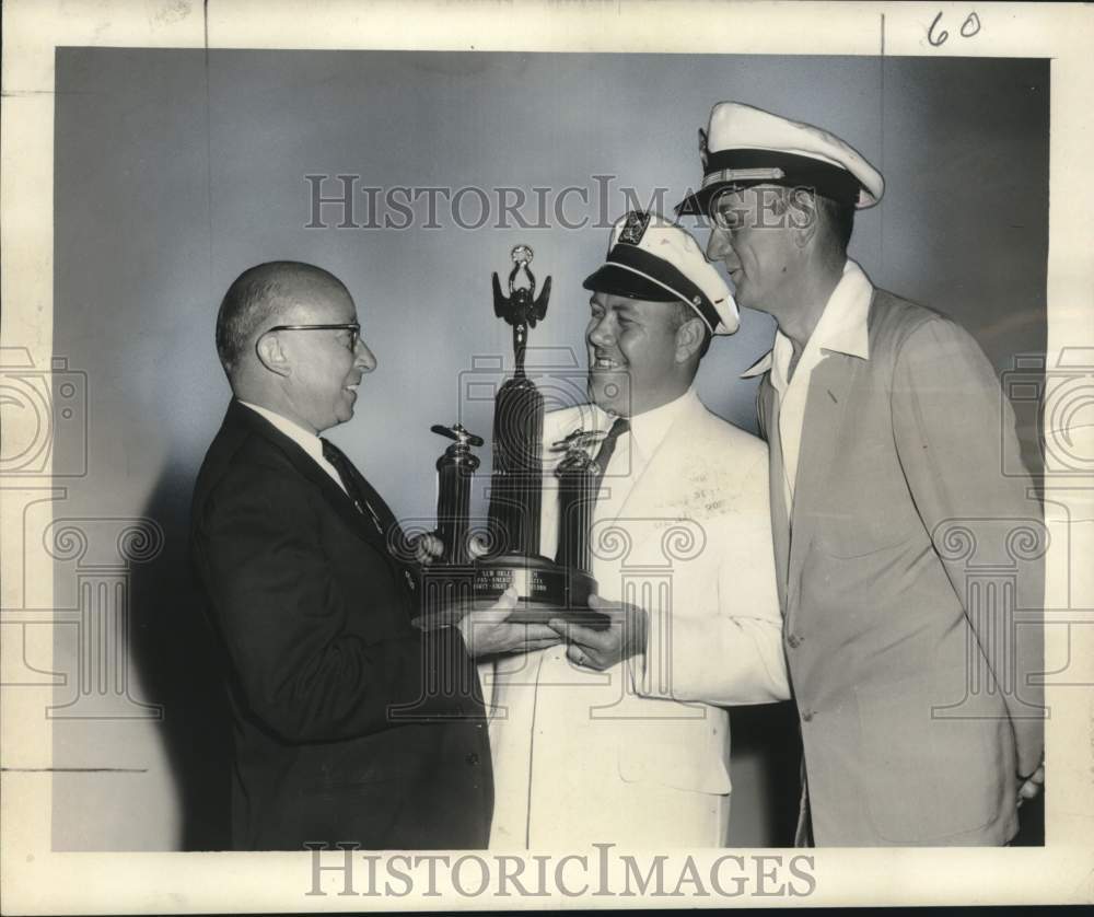 1957 The Item official honoring the Pan American regatta winner-Historic Images