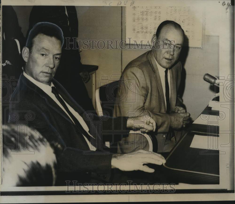 1967 Press Photo Frank Parker to succeed Wes Westrum York Mets Manager - Historic Images