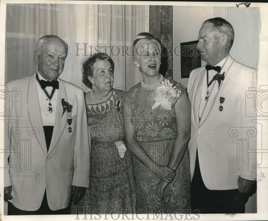 1966 Press Photo Louisiana Society of the Sons of the American Revolution Party- Historic Images