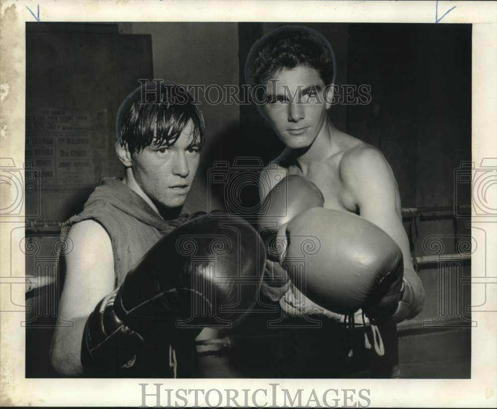 1971 Press Photo Kirby Padgett and Ricky Bourdreaux- Boxers - noo53211- Historic Images