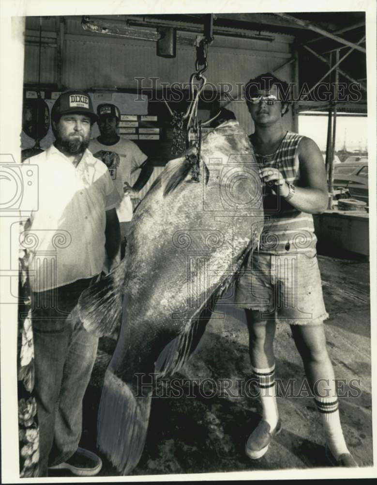 1979 Press Photo Don Pfiffner &amp; Grady Lloyd- Jefferson Fishing Rodeo - noo53361- Historic Images