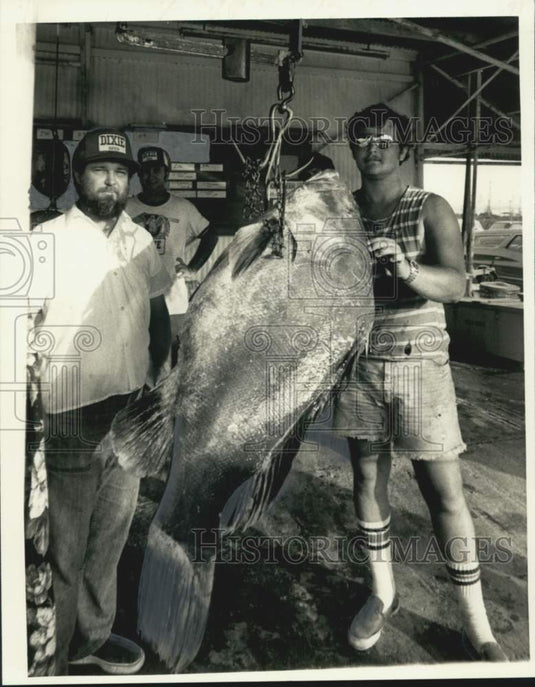 1979 Press Photo Don Pfiffner & Grady Lloyd- Jefferson Fishing Rodeo - noo53361- Historic Images