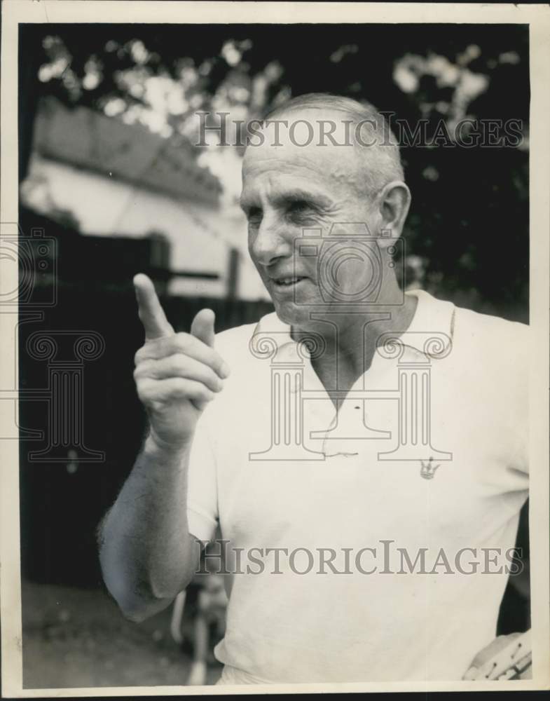 Press Photo Emmett Pare&#39;, Tennis Player - noo53507 - Historic Images