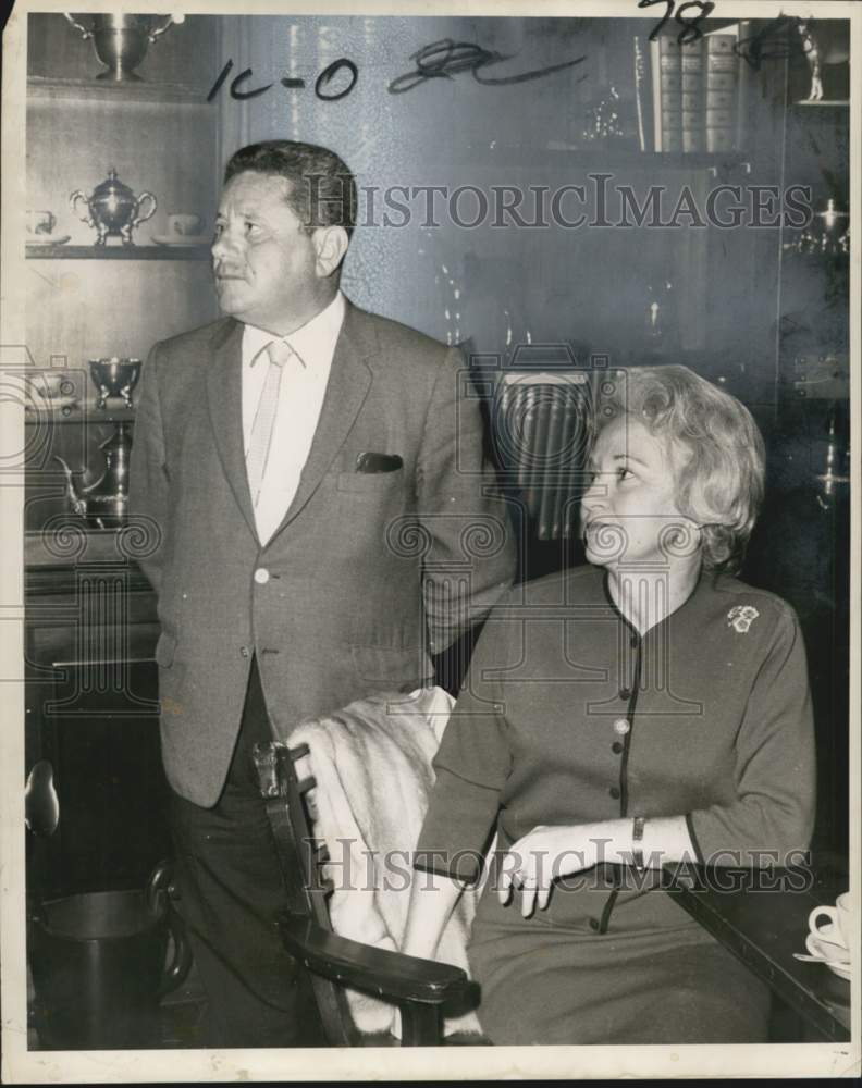 1967 Jack Price accompanied by his wife at a benefit - Historic Images