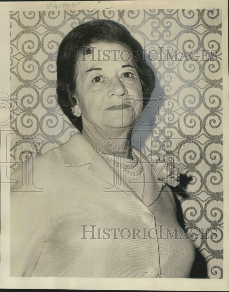 1967 Mrs. Willis A. Pellerin, President of the Literary Study Club - Historic Images