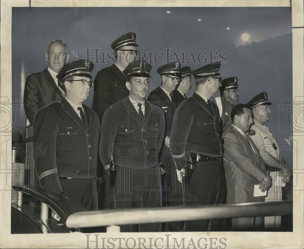 1968 A group of police officials promoted to Captain - Historic Images