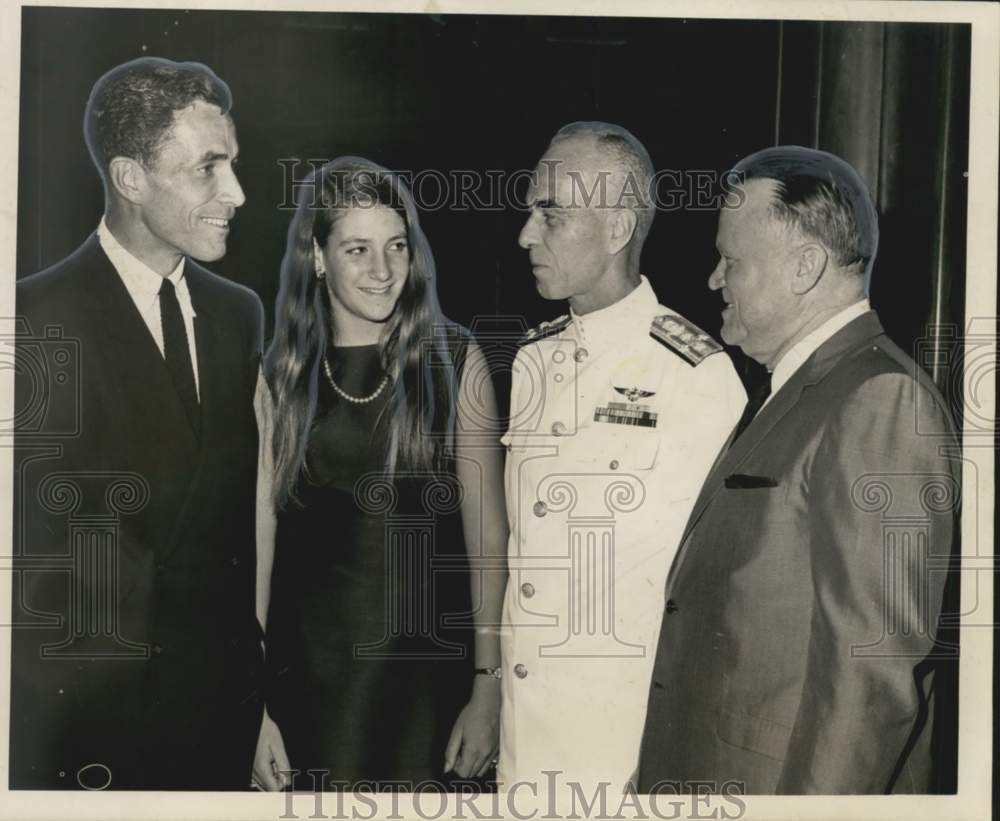 1966 Press Photo Plans for the launching of the new Coast Guard cutter Dallas - Historic Images