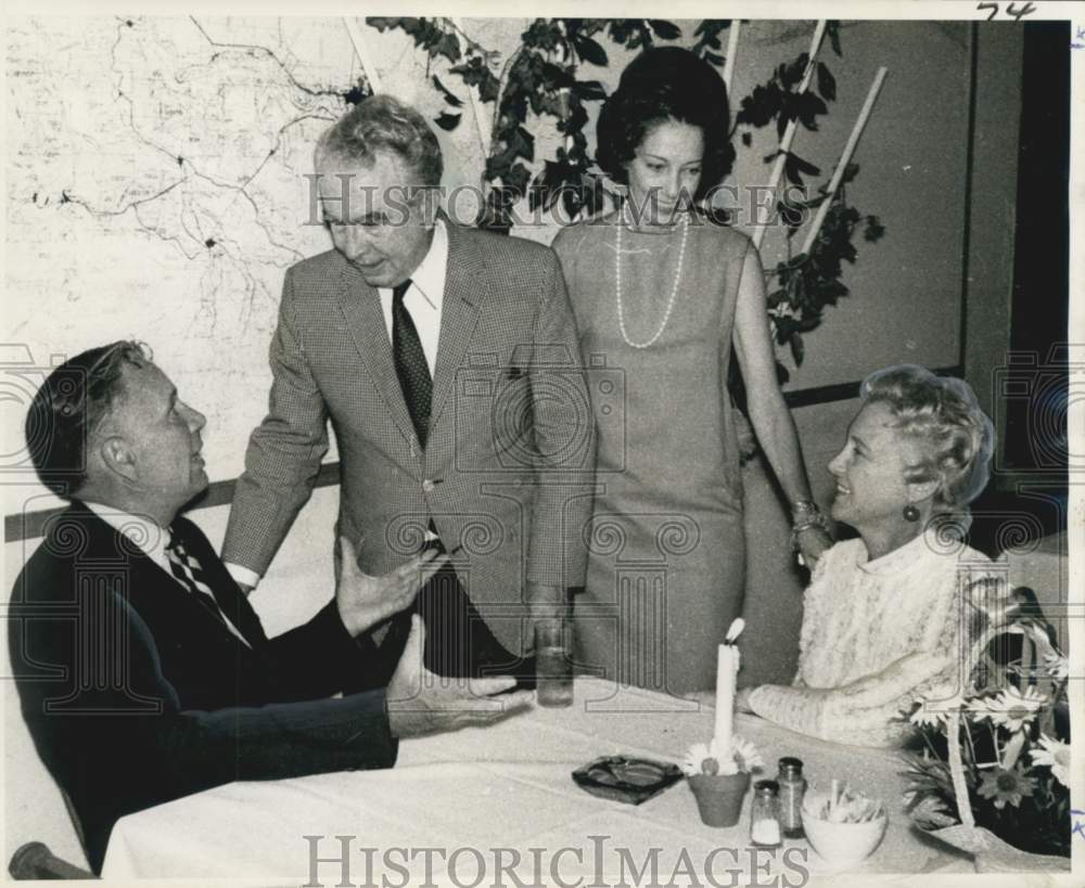 1971 Mr &amp; Mrs. Arthur R. Payzant with Mr. &amp; Mrs. Edward R. Christian - Historic Images