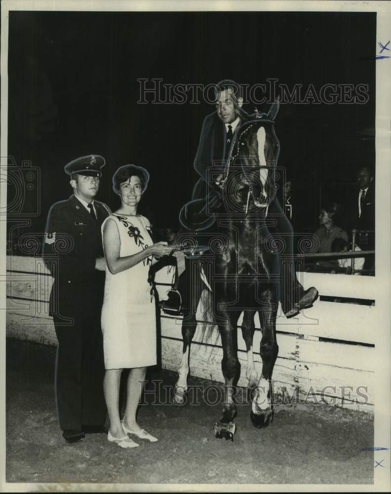 1967 Press Photo Winner at the 22nd annual New Orleans Charity Horse Show Inc. - Historic Images