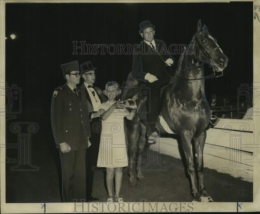 1969 Press Photo Winner of New Orleans Charity Horse Show at Fair Grounds- Historic Images