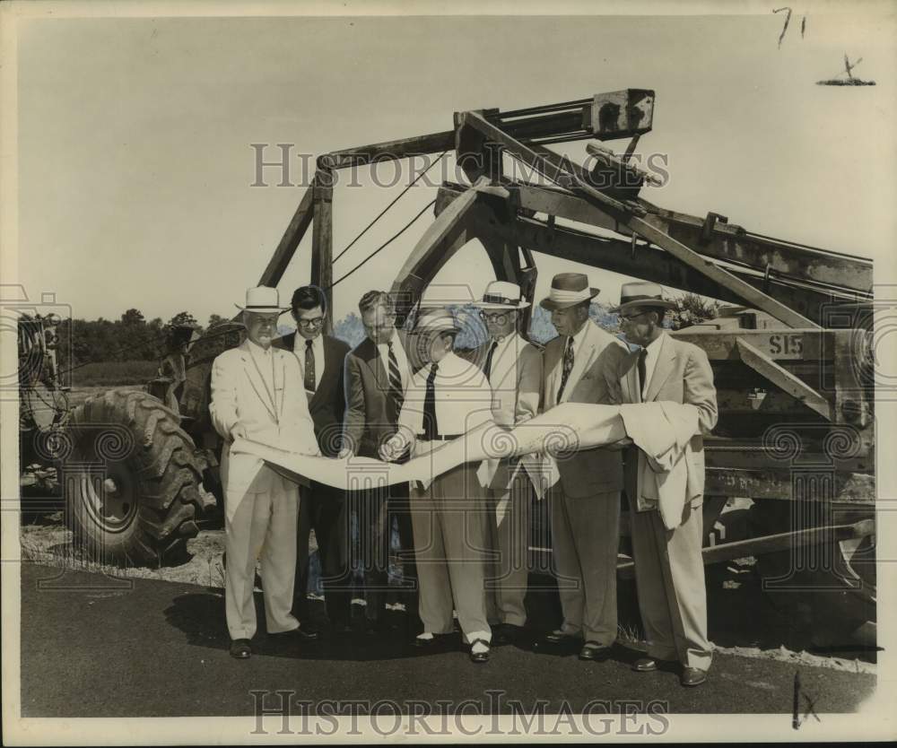 1956 Ground-Breaking Ceremonies at Moisant International Airport-Historic Images