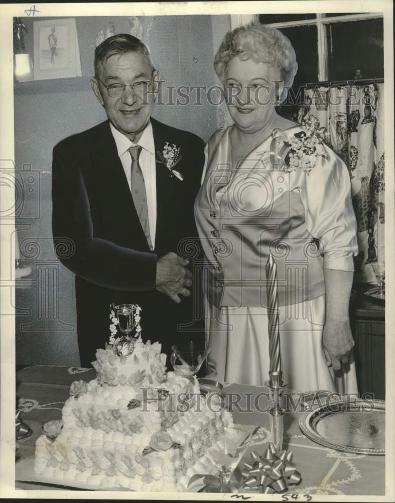 1962 Mr. &amp; Mrs. Michael Ruppel Sr. observe 50th wedding anniversary-Historic Images