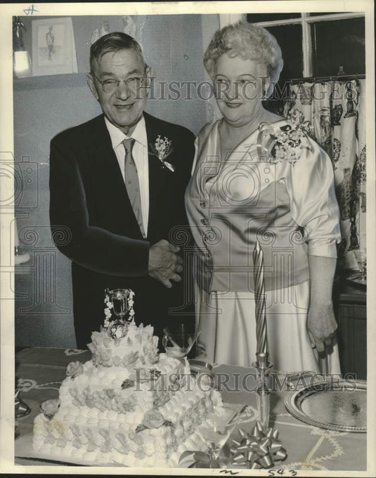 1962 Mr. & Mrs. Michael Ruppel Sr. observe 50th wedding anniversary-Historic Images