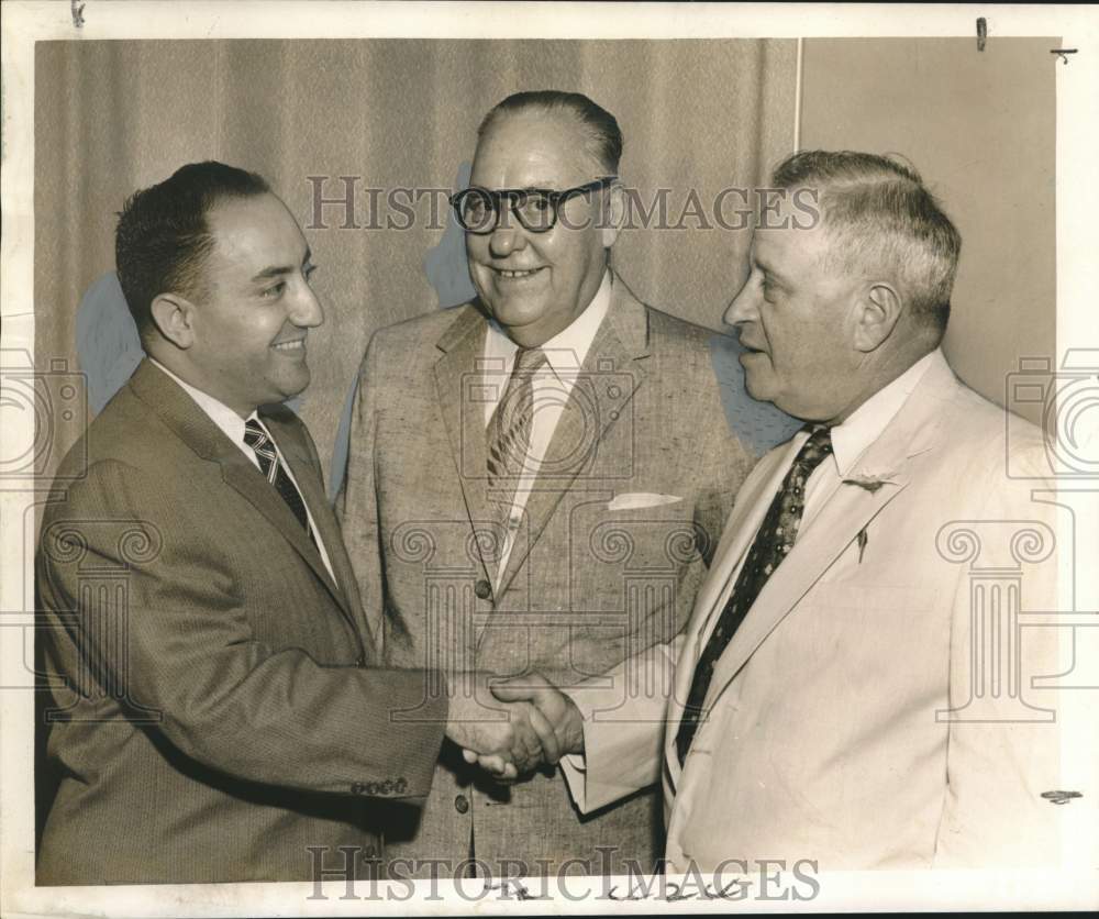 1957 Judge Louis H. Yarrut with South Claiborne Avenue Businessmen-Historic Images