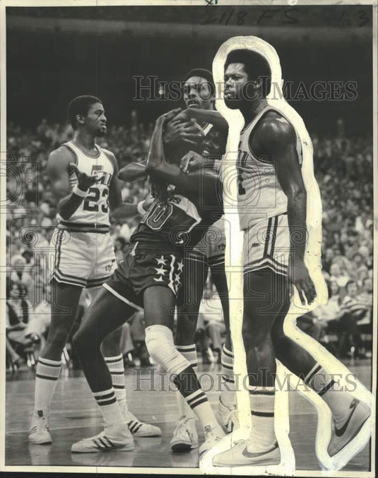 1978 Press Photo New Orleans Jazz - Leonard "Truck" Robinson in Game - noo57636- Historic Images