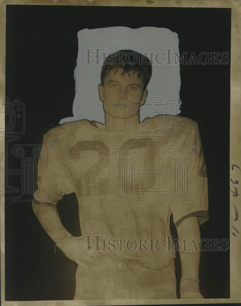 1967 Press Photo Football Player Randy Stein of De La Salle - noo58195 - Historic Images