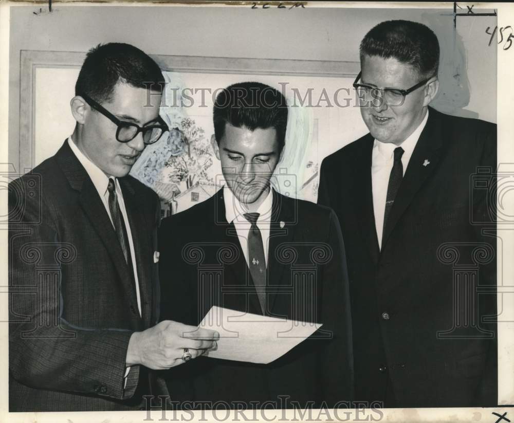 1962 Winners in New Orleans mathematics tournament awarded-Historic Images