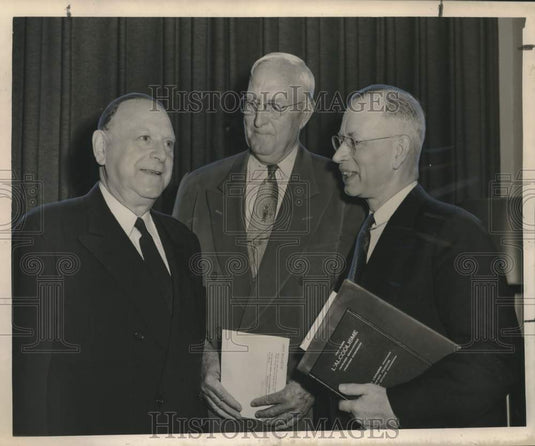 1954 Dr. H.L.Prather, company at Moral & Civic Foundation convention-Historic Images