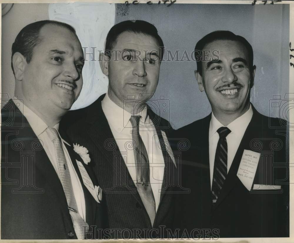 1961 Press Photo Officers of New Orleans Retail Grocers Association at Meeting - Historic Images