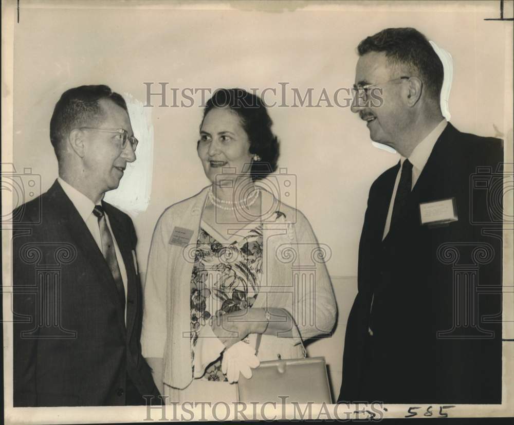 1967 Graduate Institute on Nutrition - Macie Lee Mabry and Men-Historic Images