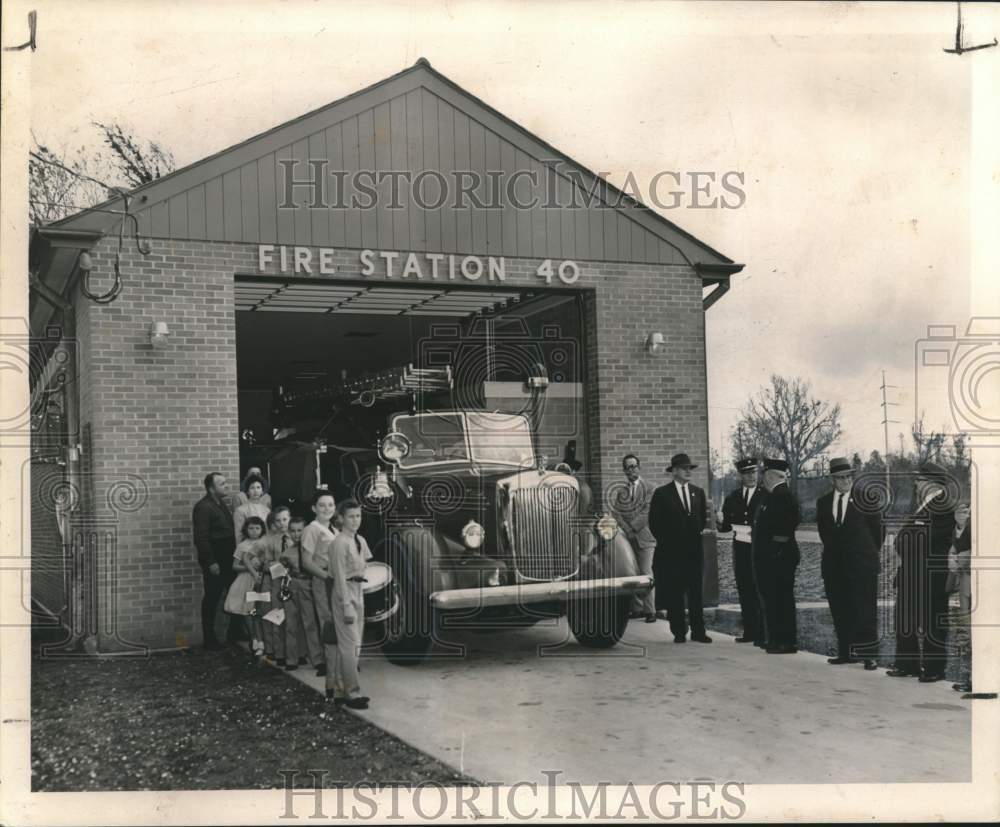 1961 Algiers fire station dedication ceremony-Historic Images