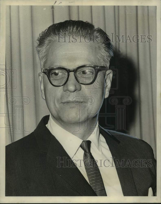 1966 Press Photo New Orleans Credit Men's Association president Henry Rininger - Historic Images