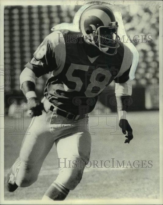 1978 Press Photo Football player Isiah Robertson of California State College - Historic Images