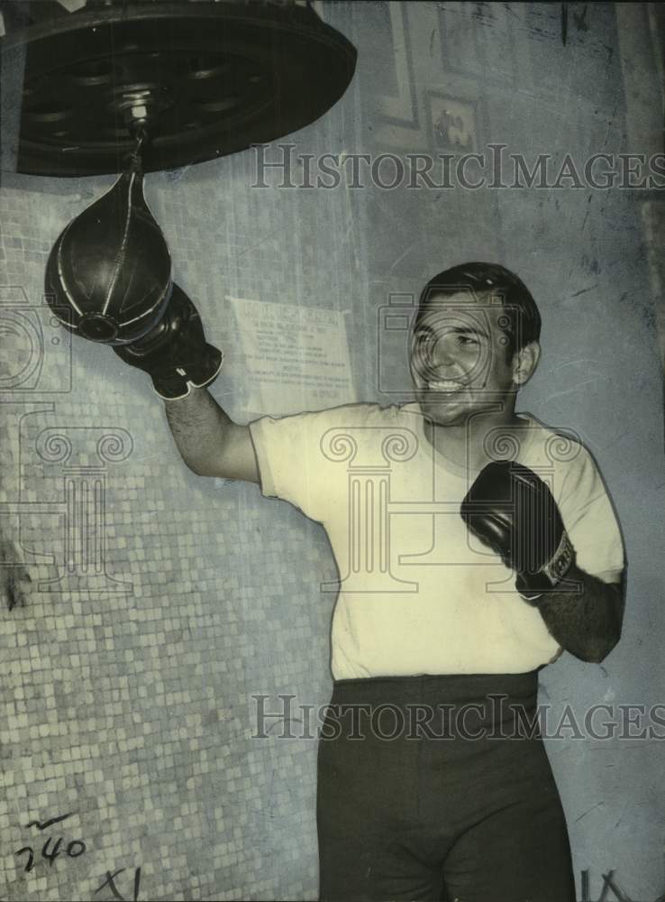 1968 Press Photo Joe Raitano Boxing in Portrait - noo61013 - Historic Images