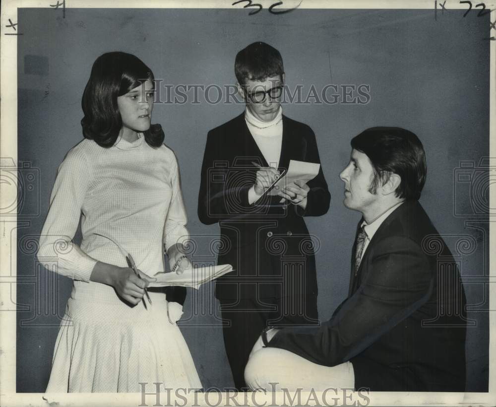 1969 Repertory Theater cast member interviewed by HS journalists - Historic Images