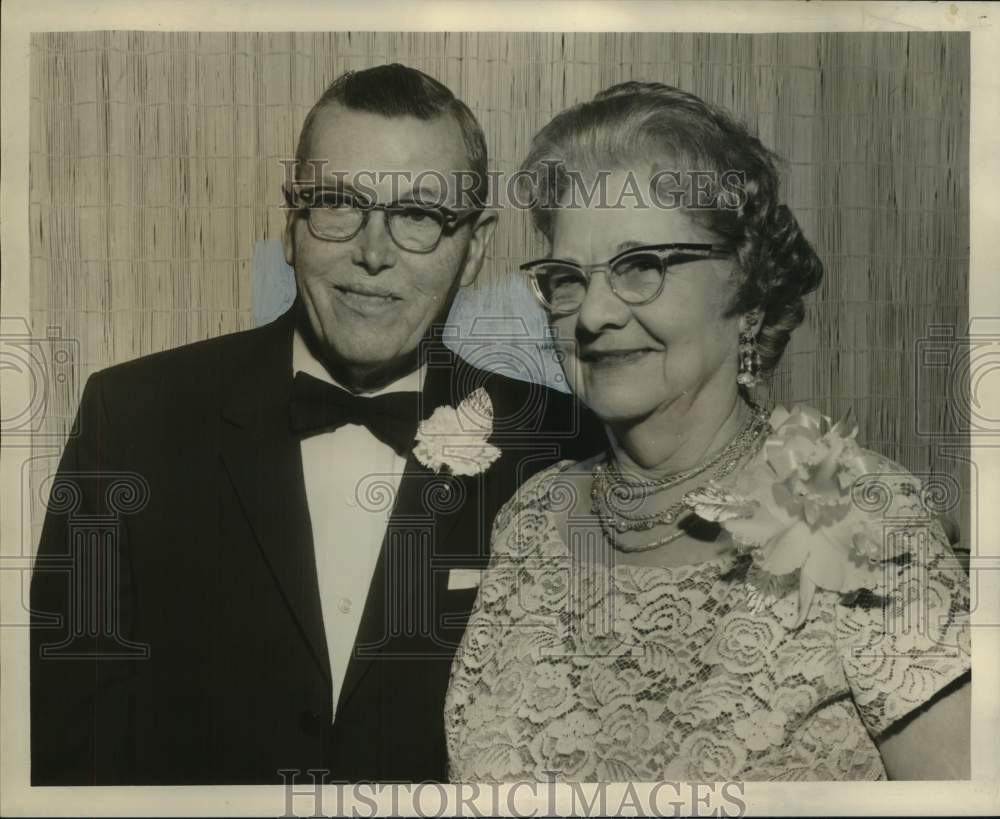 1962 Mr. and Mrs. Morris Migliarrio celebrate golden anniversary.-Historic Images