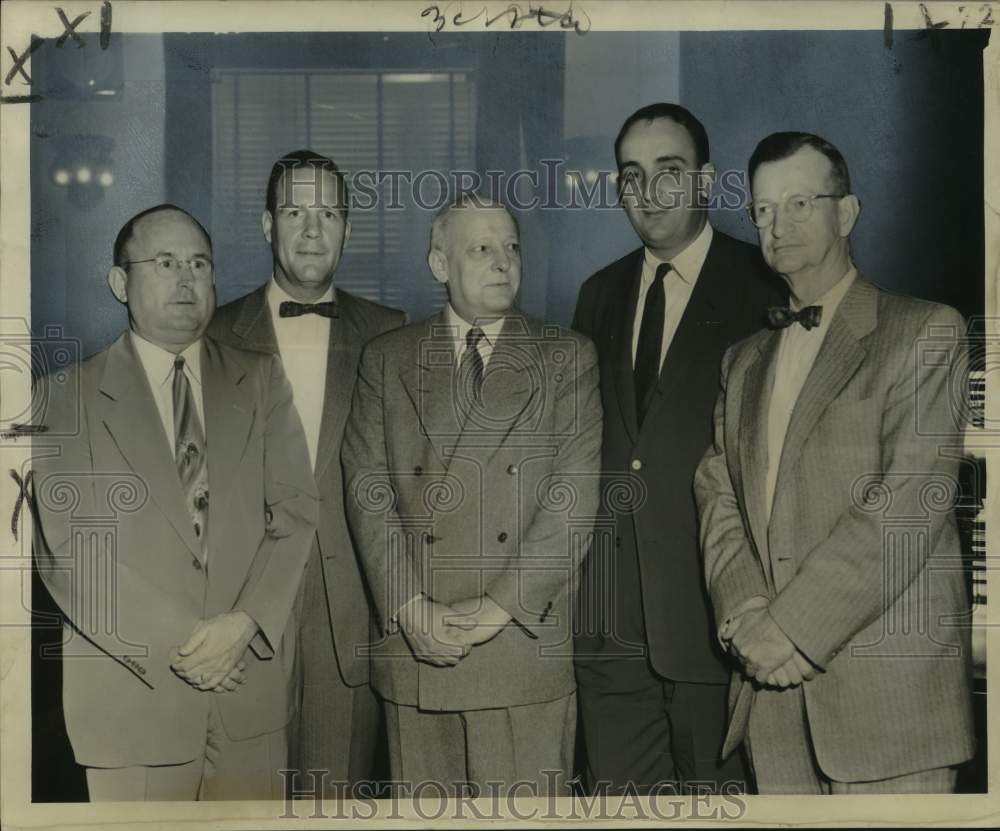 1954 Members of State Civil Service Commission at Meeting-Historic Images