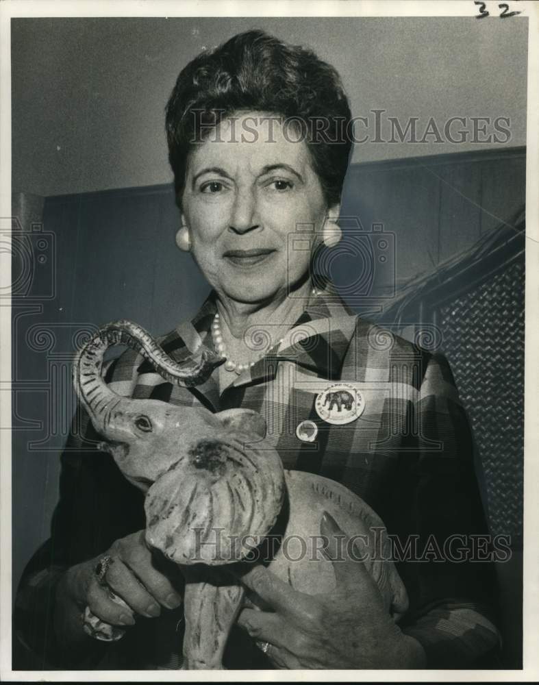 1970 Mrs. Frances Salmon, National Federation of Republican Women - Historic Images