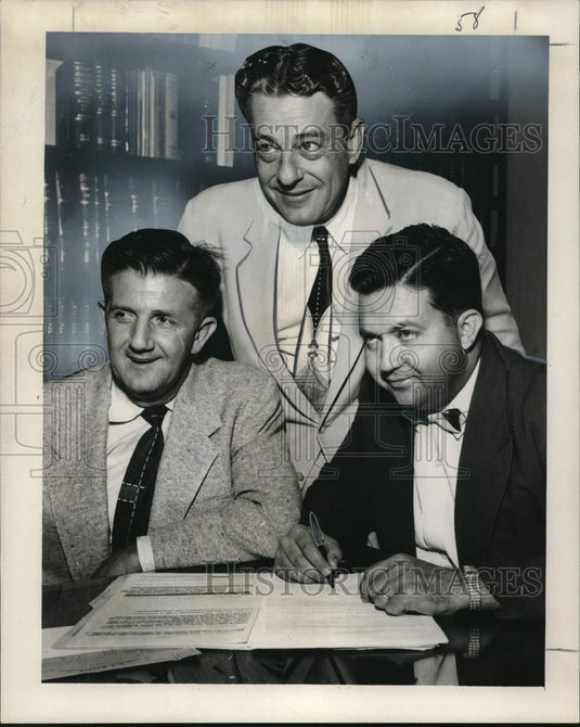 1955 Press Photo Home Builders Association of Greater New Orleans - Historic Images