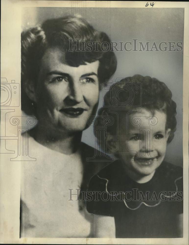 1952 Kidnapping Victim Patricia Pratt, With Her Mother, Wichita, KS-Historic Images