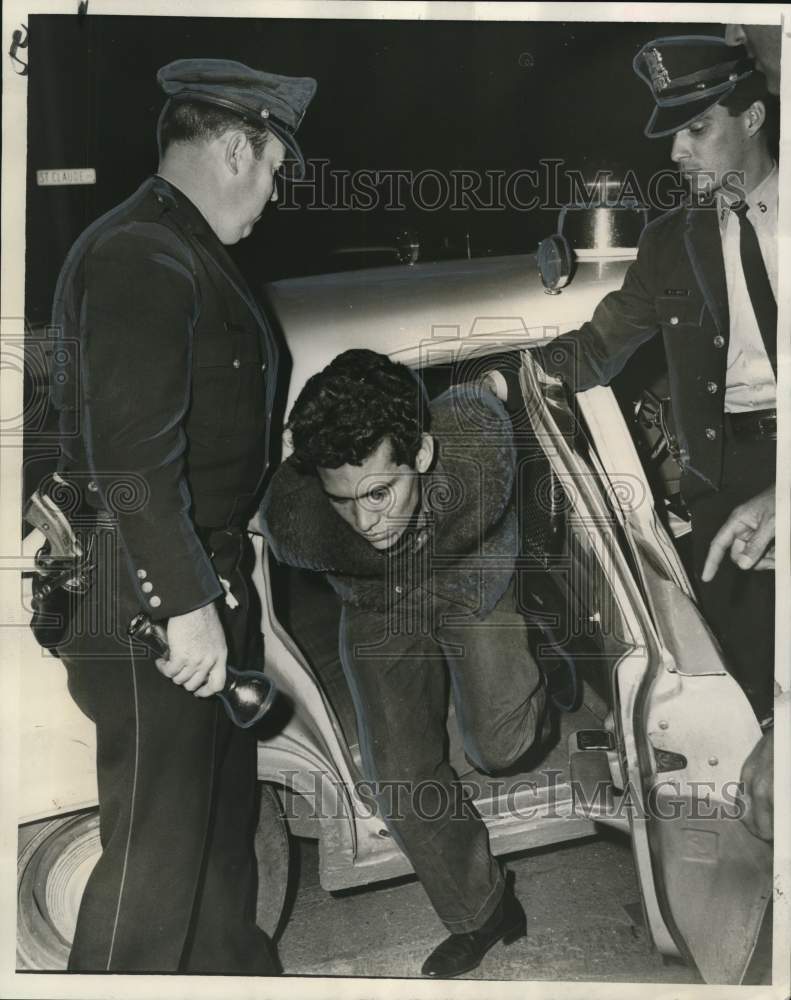 1967 New Orleans Police Arrest Gilbert Sanchez for Burglary-Historic Images
