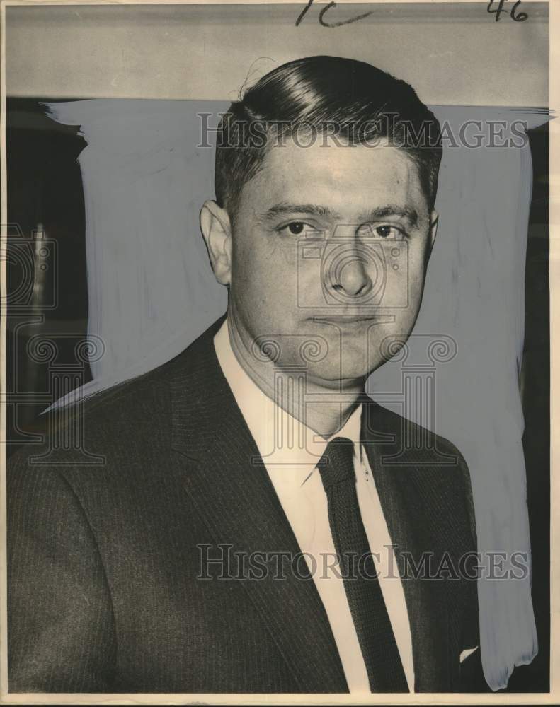 1962 James P. Schwartz, president of Metropolitan Crime Commission - Historic Images