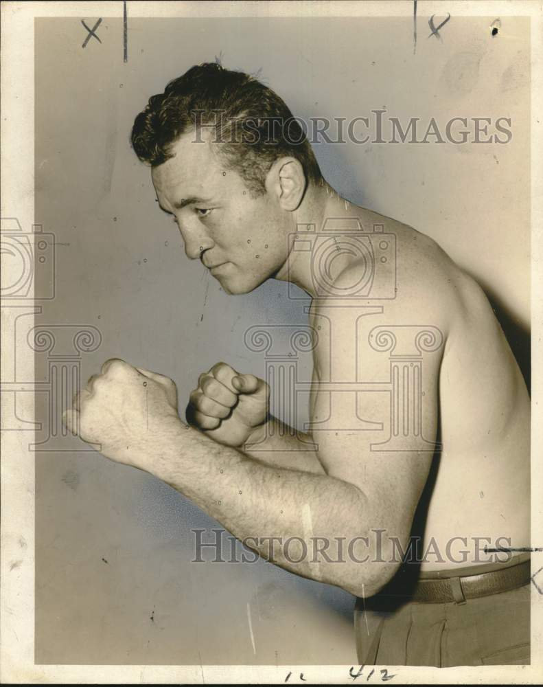 Press Photo Paddy Young, boxer - noo65031- Historic Images