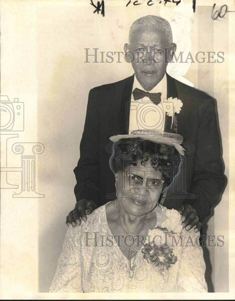 1971 Mr. and Mrs. Dennis Young, Wedding Anniversary, New Orleans - Historic Images