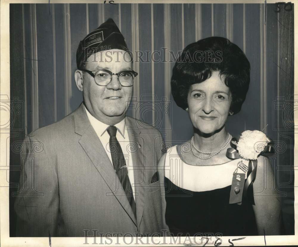 1968 Frank Young and Mrs. William Marseilles of American Legion - Historic Images