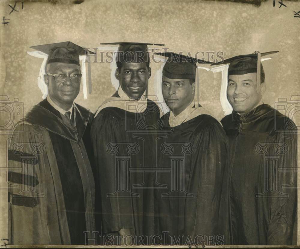 1968 Press Photo Principals at Xavier University commencement exercises - Historic Images