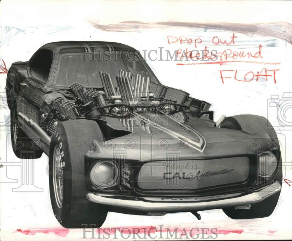 1972 Press Photo Car displayed at World of Wheels exhibit at New Orlea ...