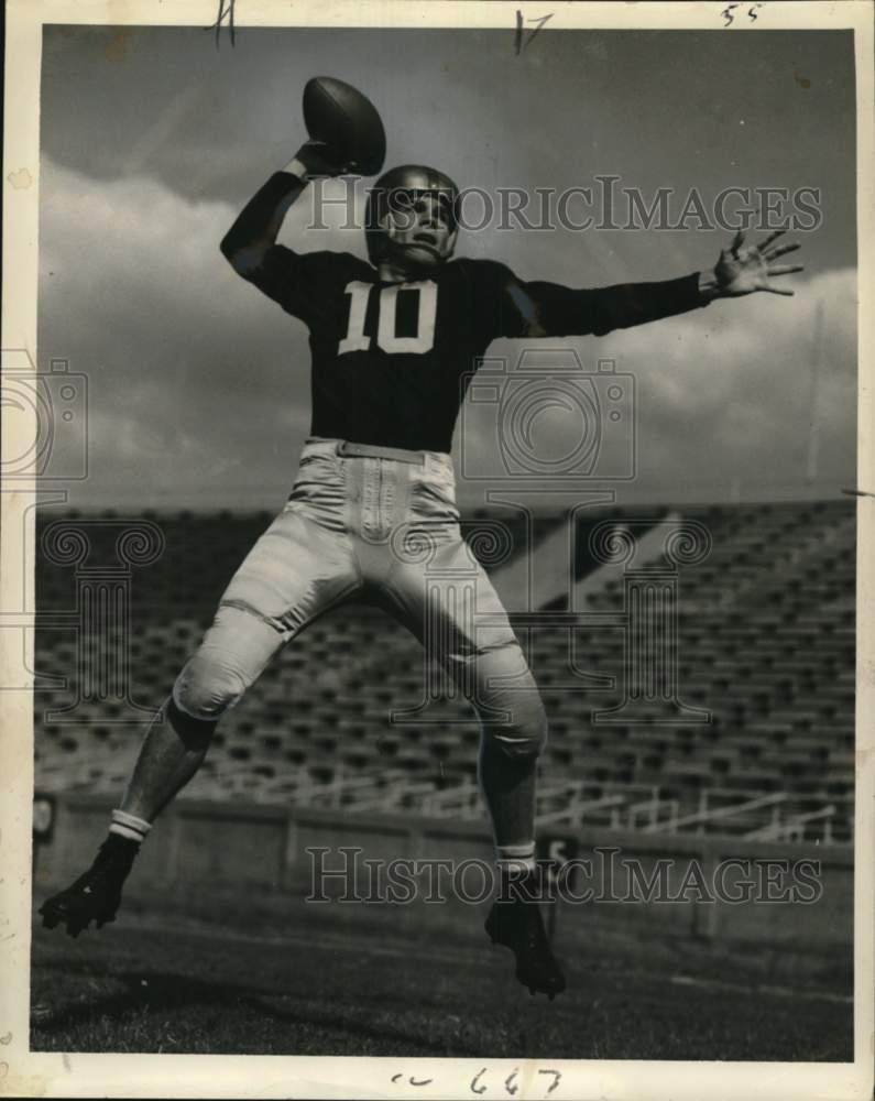 Press Photo Jamie Wade, Quarterback Football Player, Vanderbilt University - Historic Images