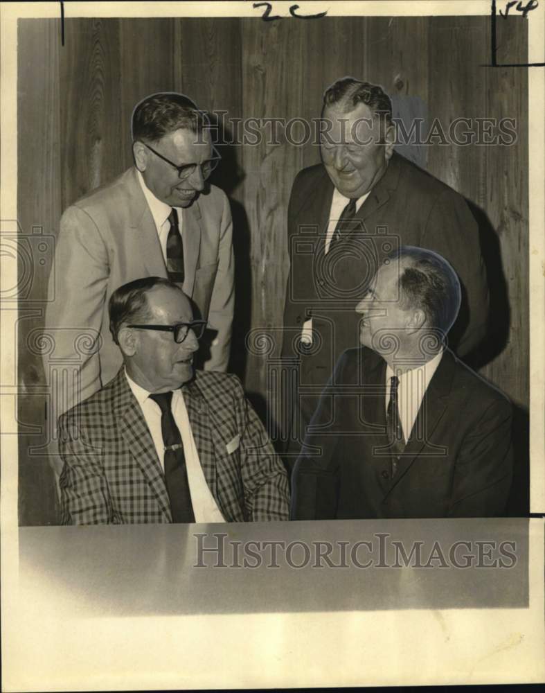 1964 Francis Waguespack Jr. and St. James Parish Police Jury Members - Historic Images