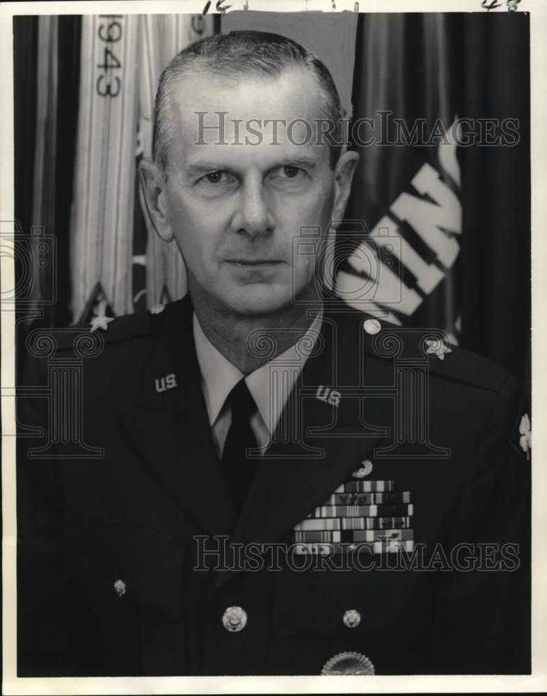 1970 Fort Polk Commanding General Major General John Wheelock III - Historic Images