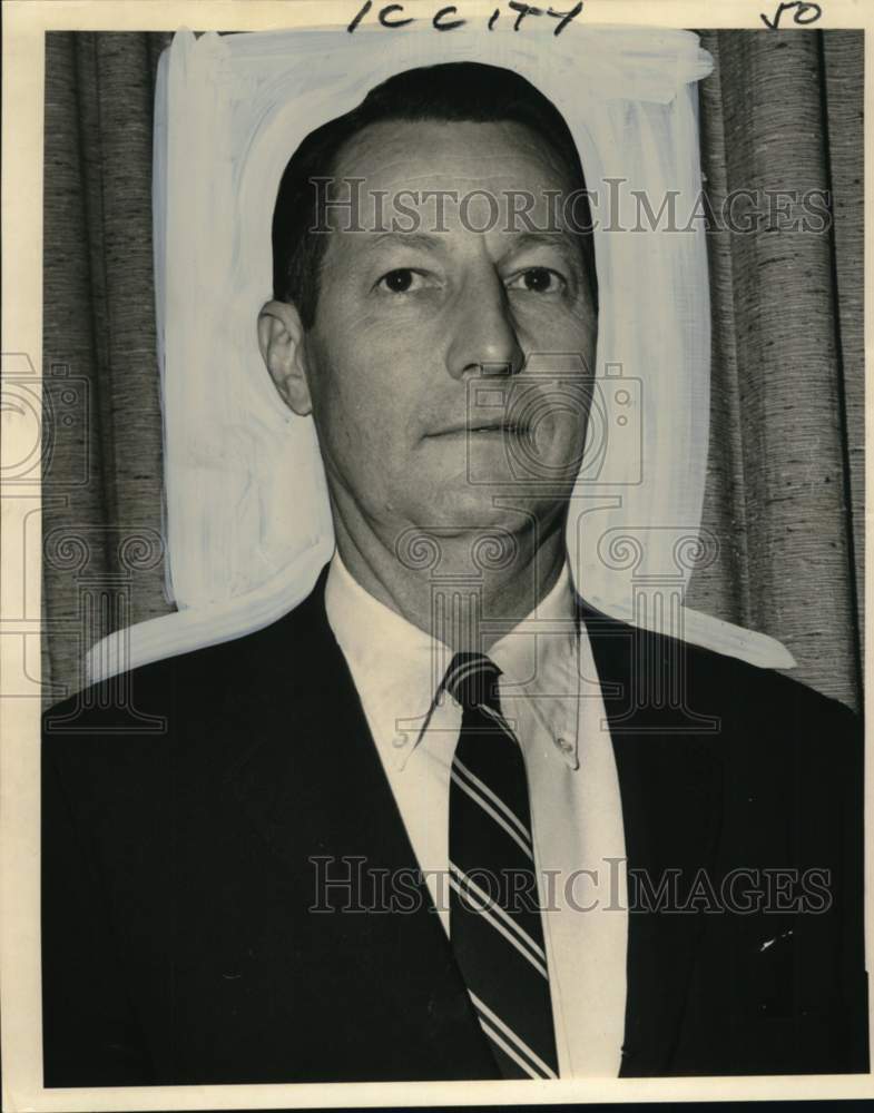 1968 Notaries Association of New Orleans President Waller Young, Jr. - Historic Images