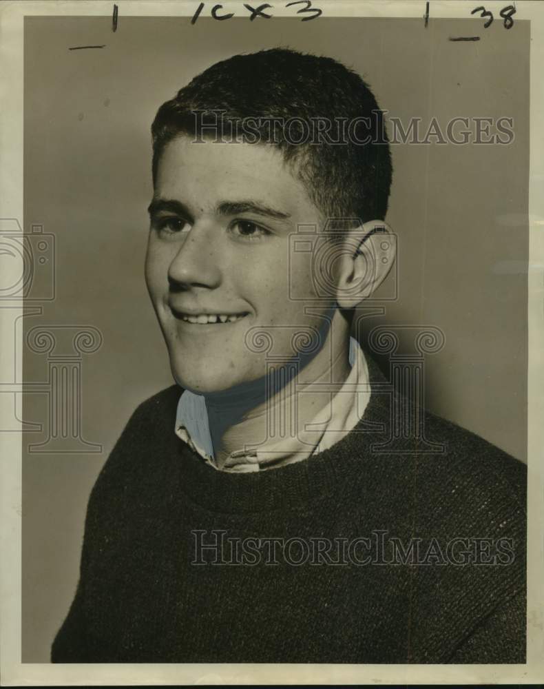 1964 Donald Shindler, senior at the De La Salle High School - Historic Images