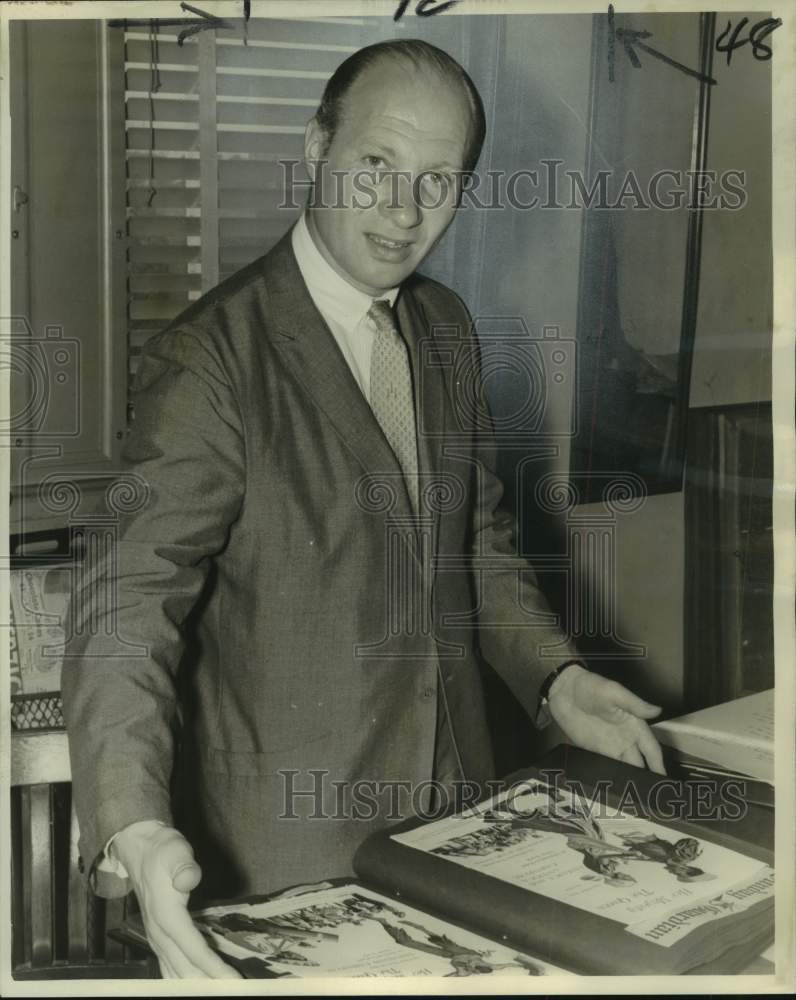 1967 Press Photo Baron Theo von Roth, Ball Entrepreneur in New Orleans- Historic Images